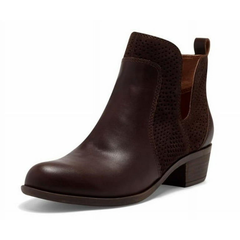 Lucky brand womens ankle boots low heel hotsell