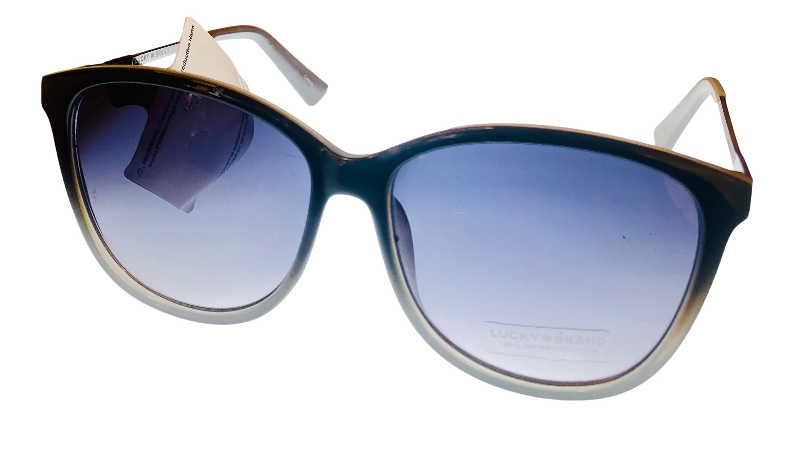 Lucky Brand Gray and Black Cat-Eye Sunglasses Lucky Brand Cat Eye Sunglasses in Sunglasses - Walmart.com main image 3