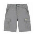 thumbnail image 1 of Lucky Brand Boys' Youth Flat Front Standard Fit Cargo Shorts, Grey, L (14/16), 1 of 2