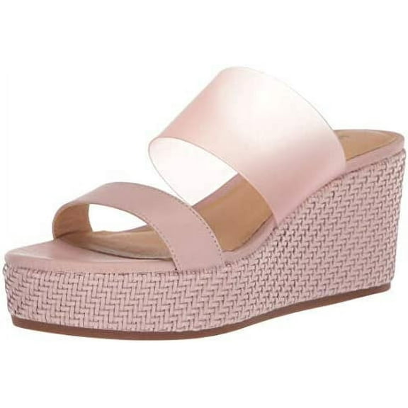 Lucky Brand Brindia Adobe Rose Strappy Slip On Platform Wedge Fashion Sandals (Adobe Rose, 11)
