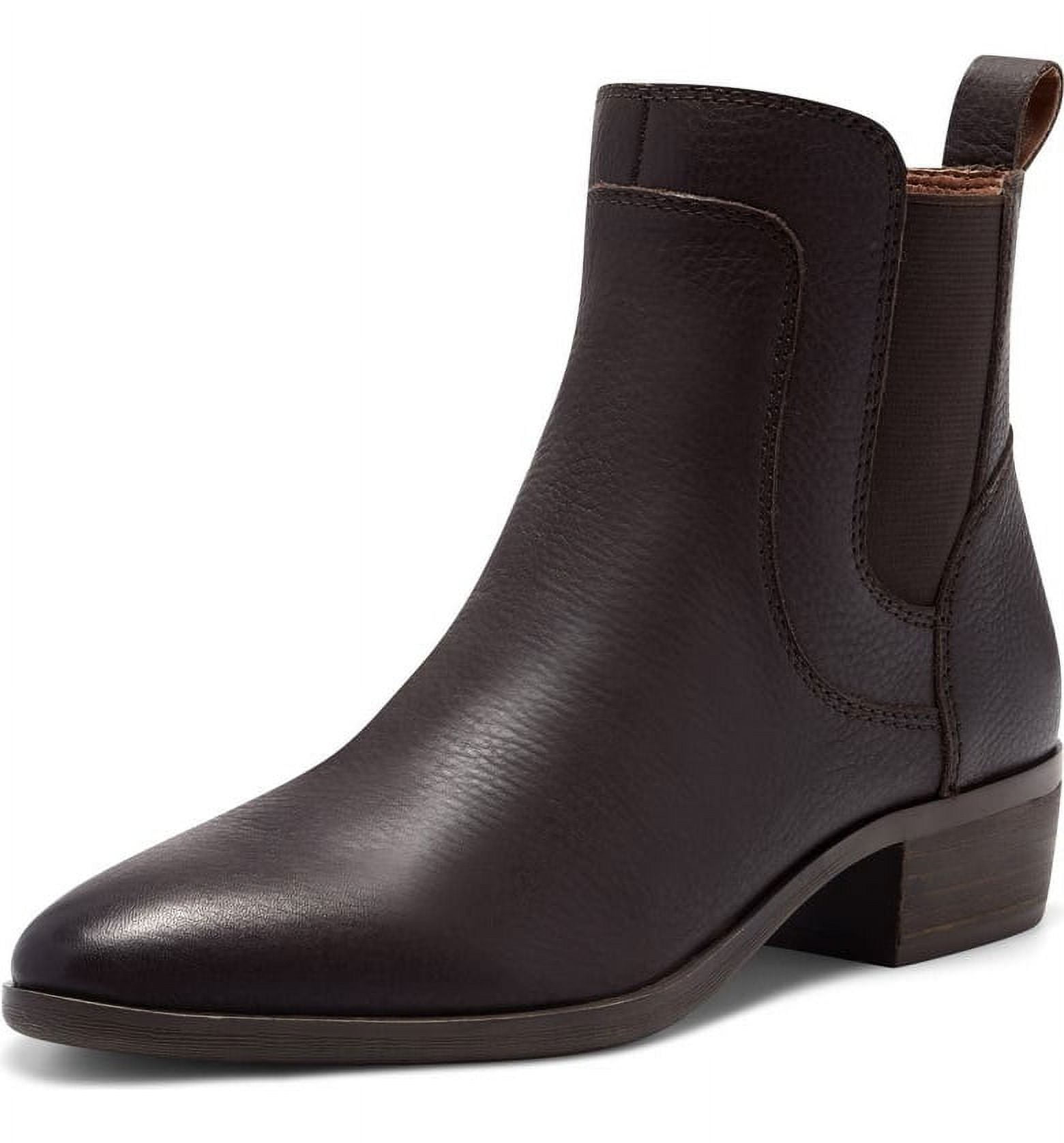 Lucky Brand Brown Pointed Toe Chocolate Chelsea Pull On  display picture 1