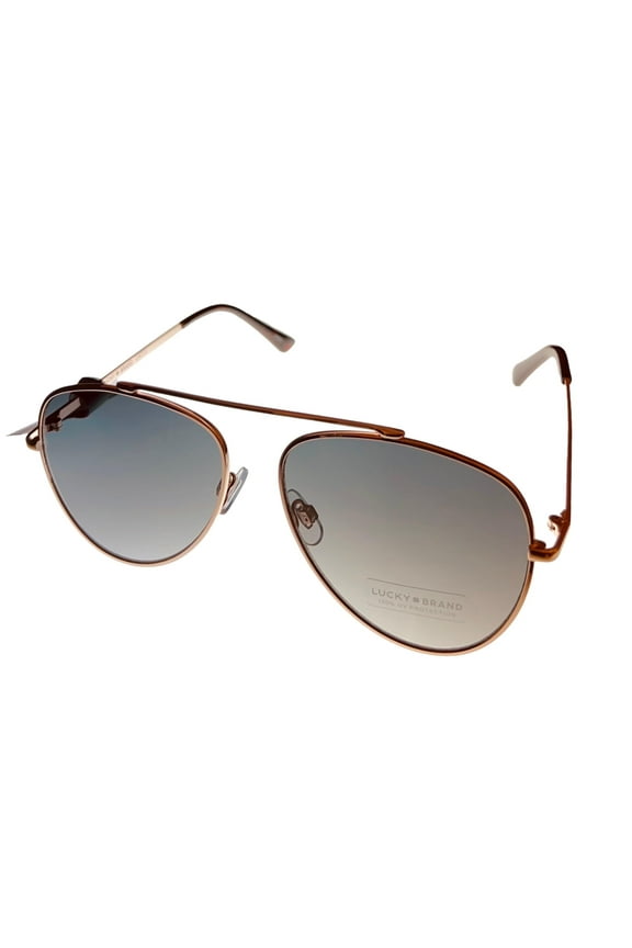 Gold Mens Metal Aviator Sunglass, Gradient Lens Callan