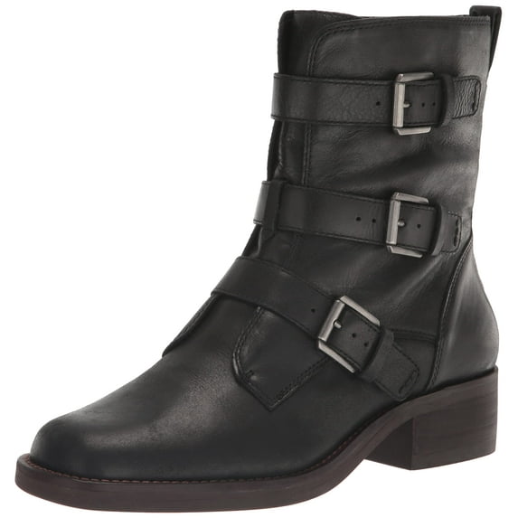 Lucky Brand Katriny Womens' Motorcycle Ankle Boots, Black, 6.5