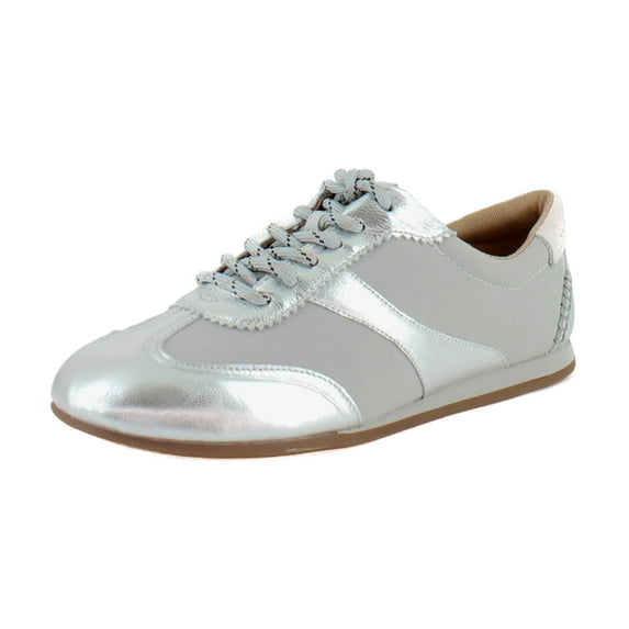 Lucky Brand Kofila Women's Fashion Sneakers Silver Size 10 M