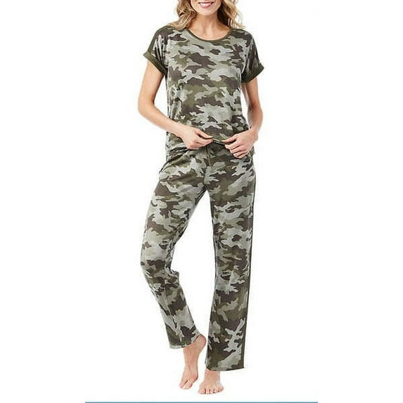 Lucky Brand Ladies' 4-Piece Pajama Set. Size: MEDIUM.