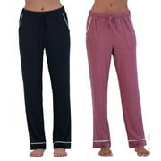 Lucky Brand Ladies Lounge Pant, 2-pack Small Pink Pack