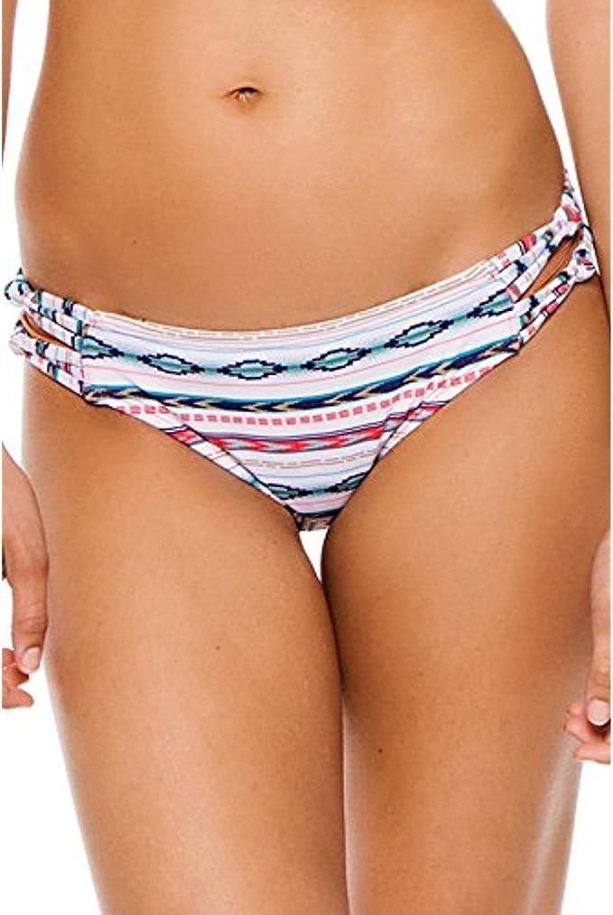 Lucky Brand MULTI Montana Tab Side Hipster Bikini Swim Bottom, US