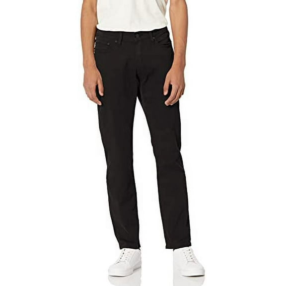 Lucky Brand Men 410 Athletic Fit Jean, Black Rinse, 36W x 30L