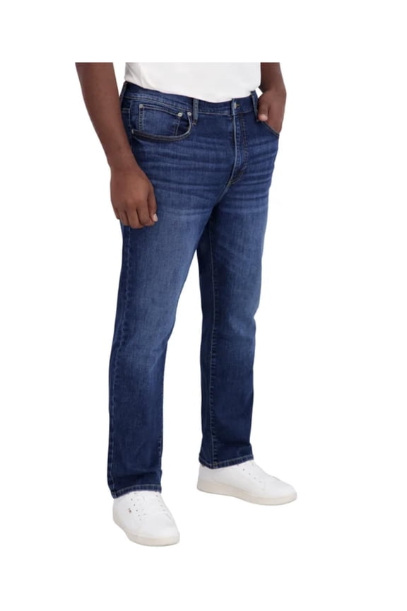 Men's 223 Straight Leg Stretch Denim Jean US, Waist Inseam, 40, 32, Regular, Regular, Dark Blue