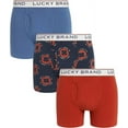 thumbnail image 1 of Lucky Brand Men's 3 Pack Ultra Soft Stretch Cotton Blend Boxer Briefs-Blue / M, 1 of 2