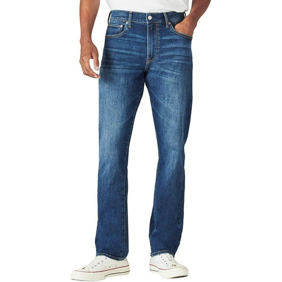 Lucky Brand Men’s 410 Athletic Straight Fit Straight Leg Jeans (Blue, 32W x 30L)
