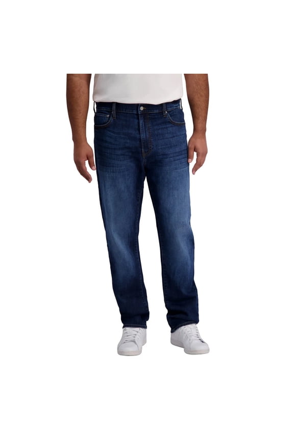 Men’s 410 Athletic Straight Fit Straight Leg Jeans (Blue,34x29)