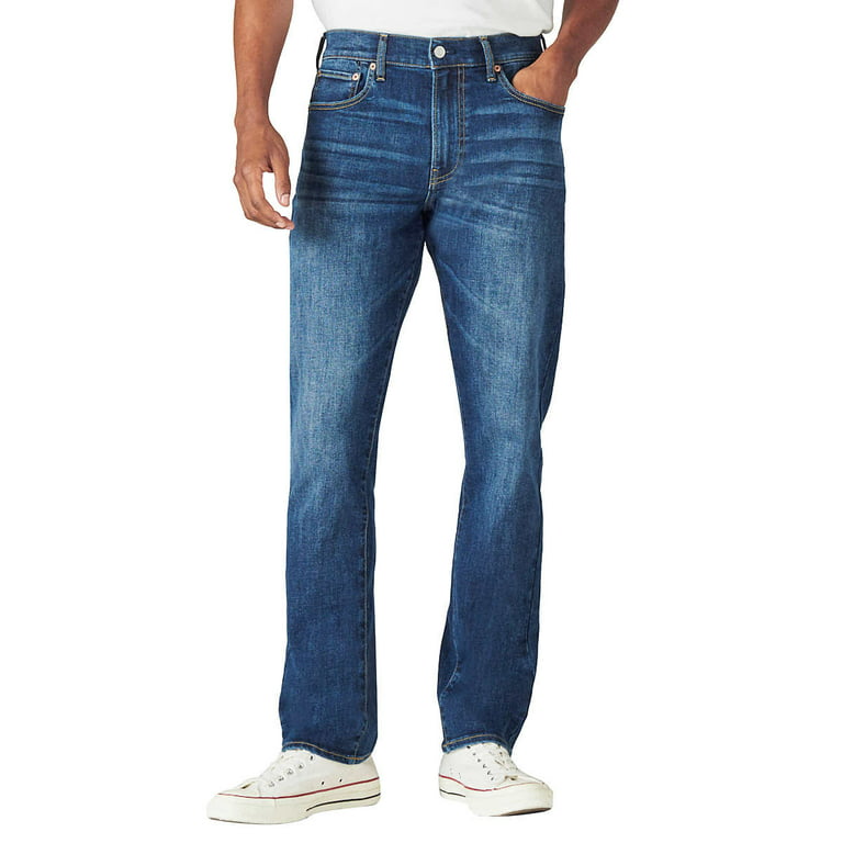 Lucky Brand Men’s 410 Athletic Straight Fit Straight Leg Jeans (Blue,38x34)