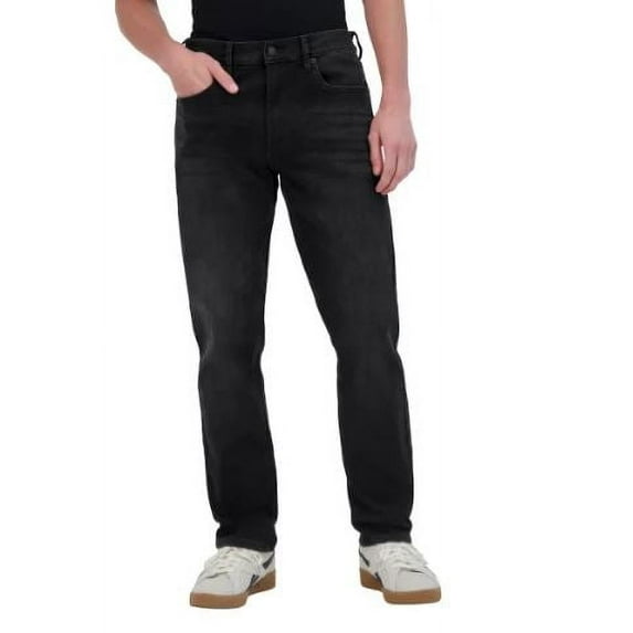 Lucky Brand Men’s Athletic Straight Fit 410 Stretch Jeans , Black 32 x 34