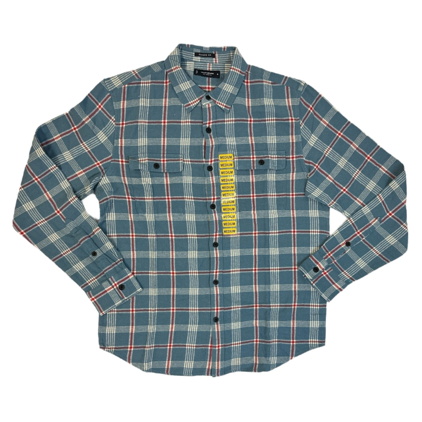 Camisas De Franela Hombre Lucky Brand Overshirt De Manga Larga Jacquard Humboldt Para Hombre, Multi Brandit Hombre