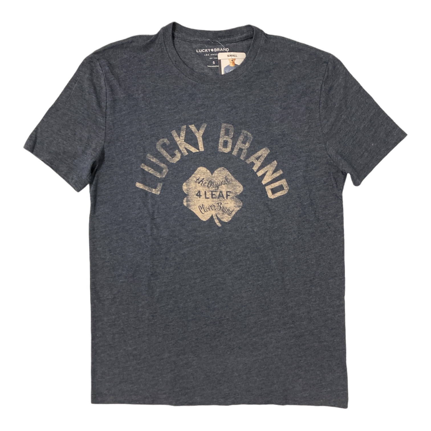 Lucky Brand Men's Lightweight Short Sleeve Graphic T-Shirt (American Navy,  XXXL) 