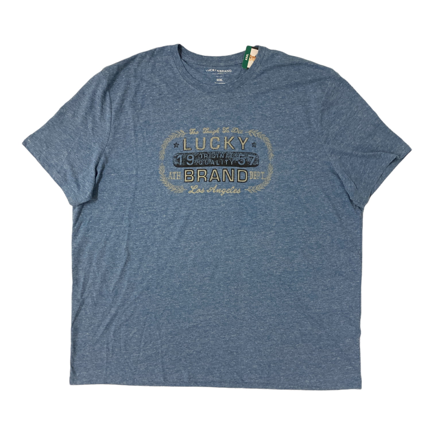 Lucky Brand Men's Lightweight Short Sleeve Graphic T-Shirt (Dark Olive, S)  