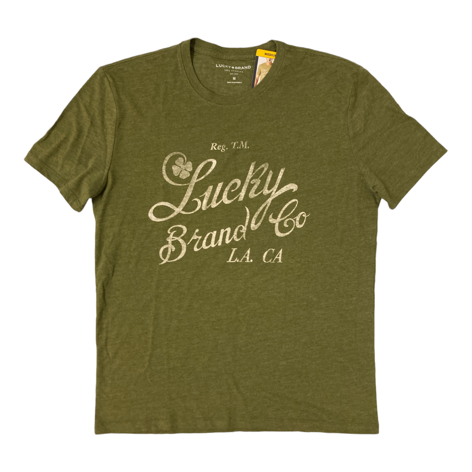 Lucky Brand T-Shirt Donna Graphic Concert – 100% Cotone, Girocollo, Maniche Corte, Stampa Frontale