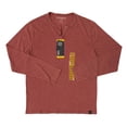 thumbnail image 1 of Lucky Brand Men's Long Sleeve Triblend Notch Neck Henley (Rumba Red, XL), 1 of 1