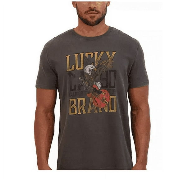 Lucky Brand Men's Graphic T-Shirt Black - Medium