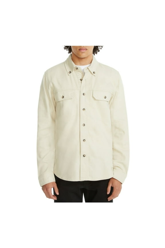 Men's Shirt Jacket Oatmeal Medium