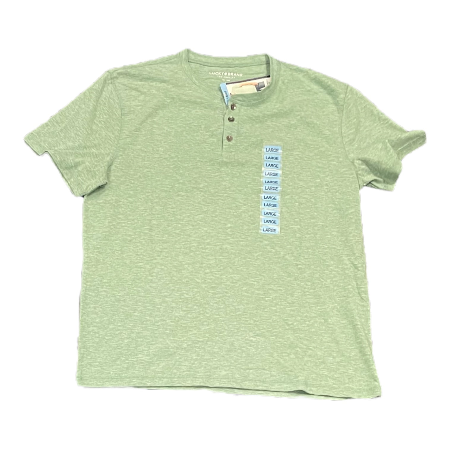 L'Appartement 【GOOD GRIEF!】HENLEY SHORT YYDGH Henley Shirts for Men Slim Fit Short Sleeve Basic T