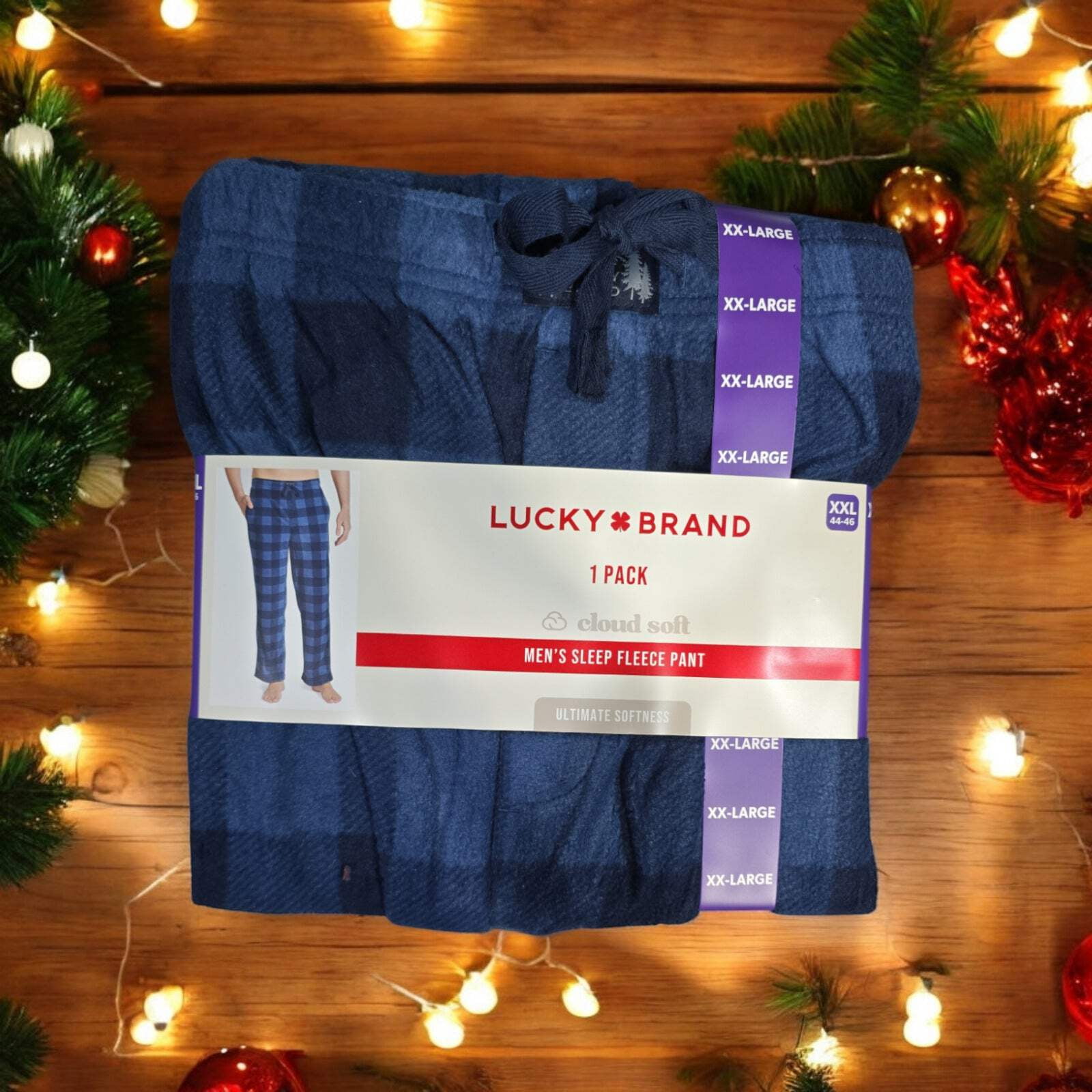 Lucky Brand Men's Sleep Fleece Pant, Blue, XX-Large - Walmart.com