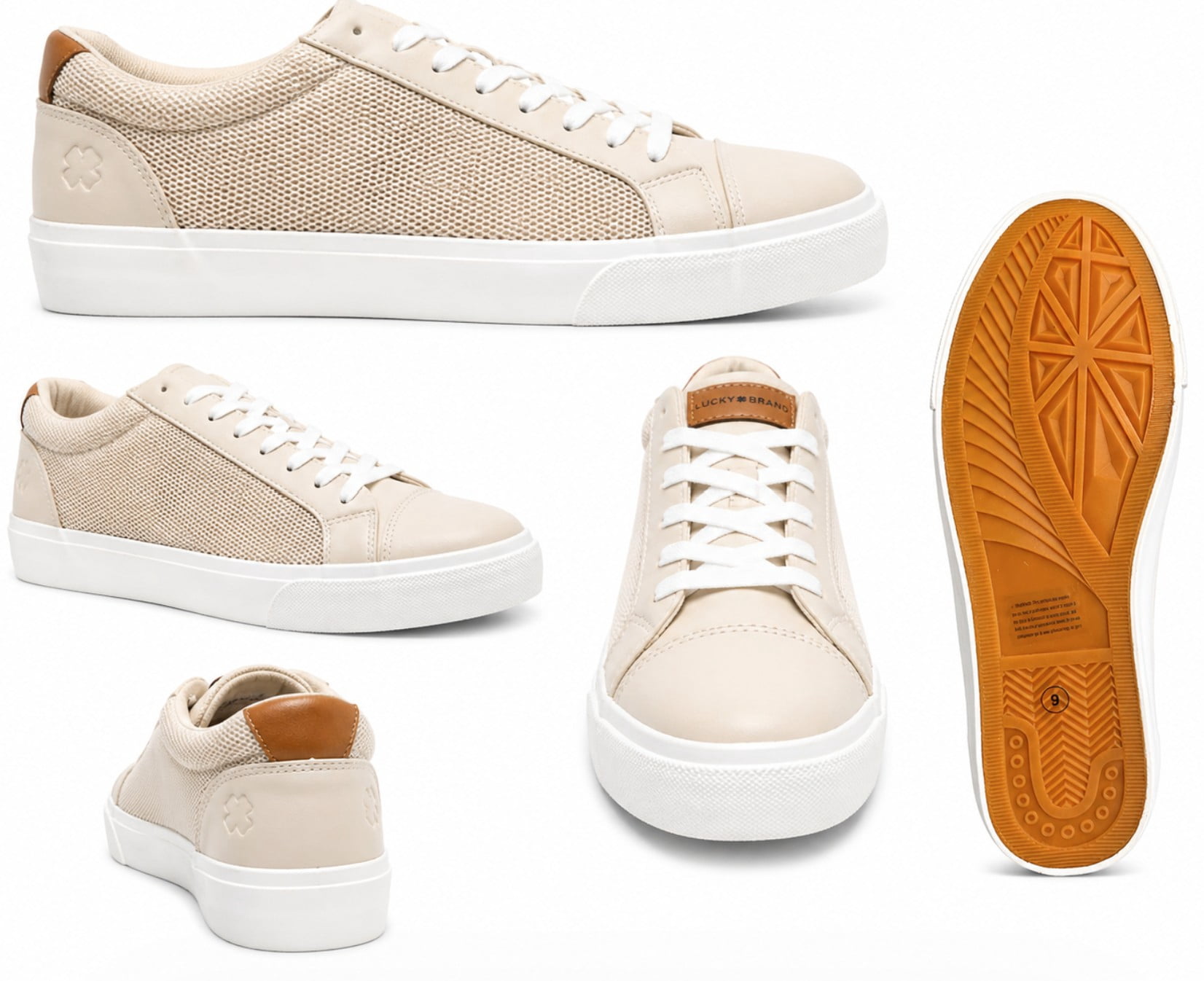 Lucky Brand Mens Slip On Sneakers Tan Textured Casual Skate Shoes size 11 Amazon.com | Lucky Brand Womens Dansbey Casual Sneaker  main image 4