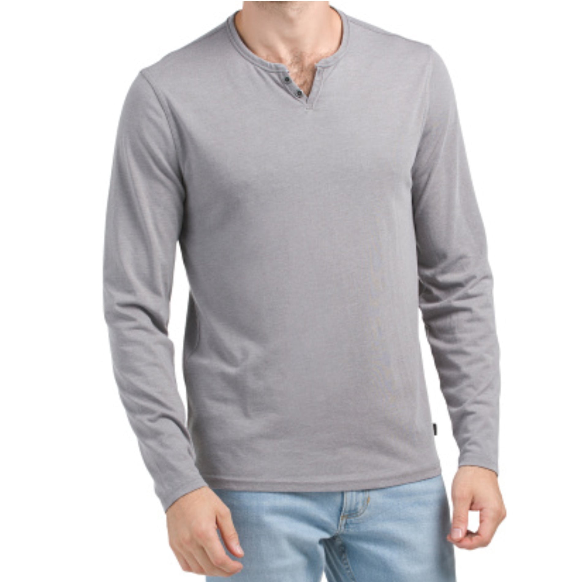Lucky Brand Shirt XXL Venice Burnout Henley Pullover Manica Lunga Lucky Brand Shirt XXL Venice Burnout Henley Pullover Manica Lunga
