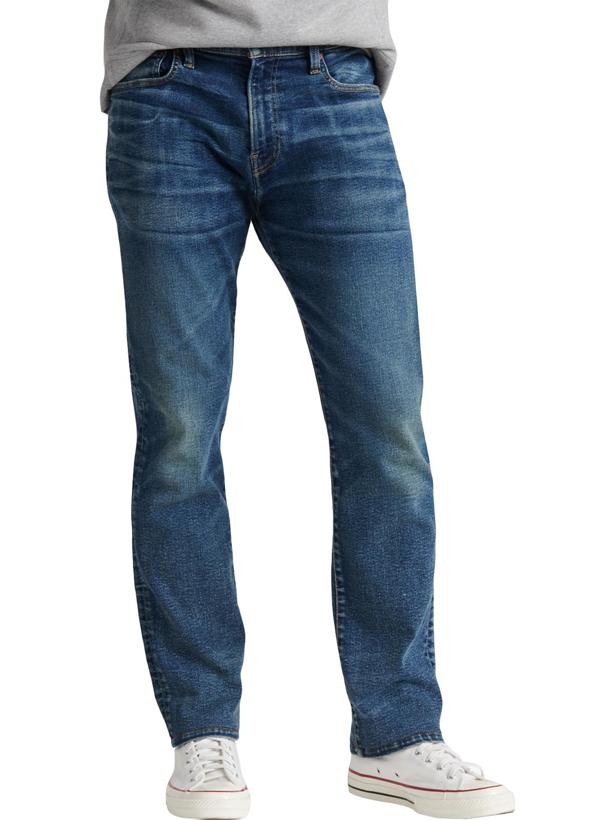 Lucky Brand Mens 223 Slim Mid-Rise Straight Leg Jeans - image 1 of 2