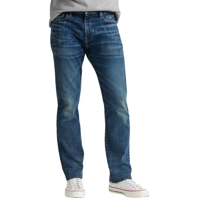 Lucky Brand Mens 223 Slim Mid-Rise Straight Leg Jeans