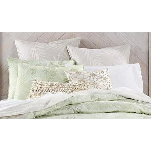 Lucky Brand Paradise Cotton 230-Thread Count European Sham, Beige