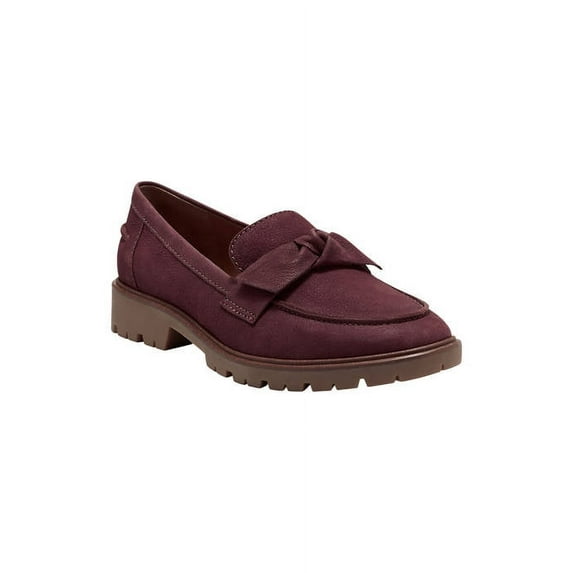 Lucky Brand TAMIO Flat Knot Bow Detail Lug Sole Loafers ANDORRA (8.5, ANDORRA)