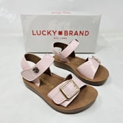 Lucky Brand TODDLER Gianna Belt Buckle BX Sandals - Blush - Comfortable Lightweight Adjustable Sandals For Toddler Girls