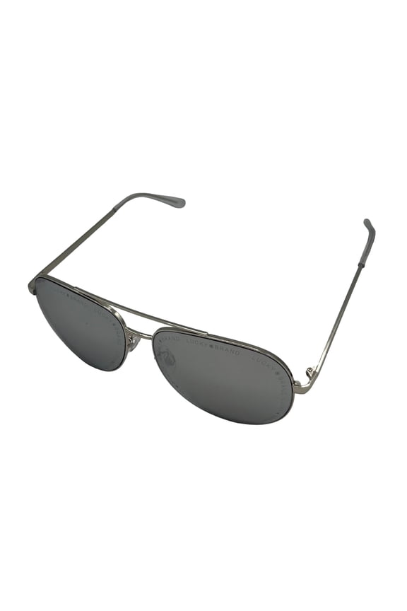 Flash Lens Unisex Aviator Fashion Sunglasses, Silver