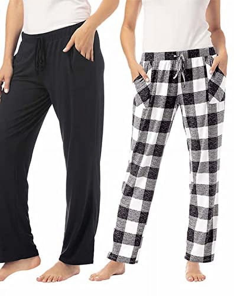 Lucky Brand Women's 2 Pack Straight Leg Lounge Pant with