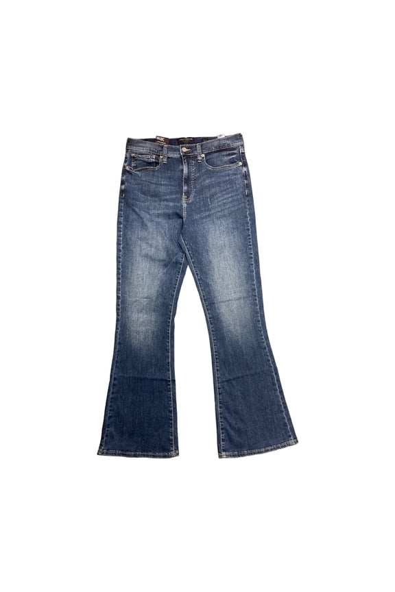 Women's 2 Way Stretch High Rise Flare Jean (Athena, 6)