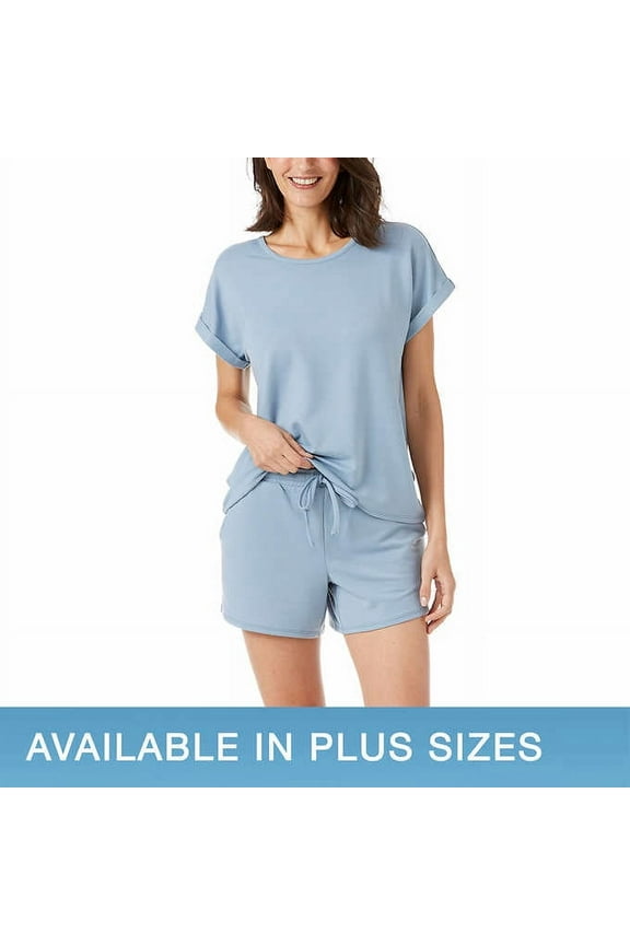 Women's 3-piece Sleep Set (Faded Denim, Medium)