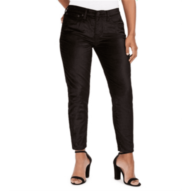 Lucky Brand Women's Ava Mid Rise Skinny Jeans Black Size 25