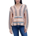 thumbnail image 1 of Lucky Brand Women's Baja Sweater Hoodie, Sm, Multi-Color, 1 of 5