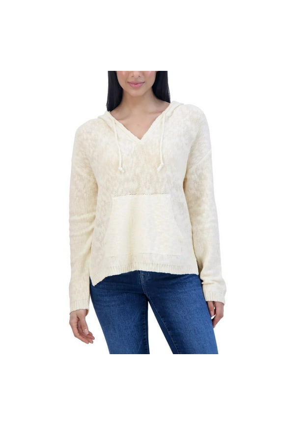Women's Baja Sweater Hoodie, XS, White