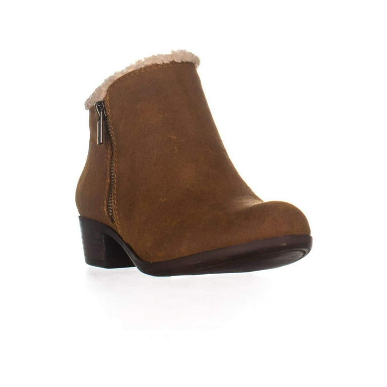 Lucky Brand Women's Basel Sher Leather Almond Toe Ankle Fashion