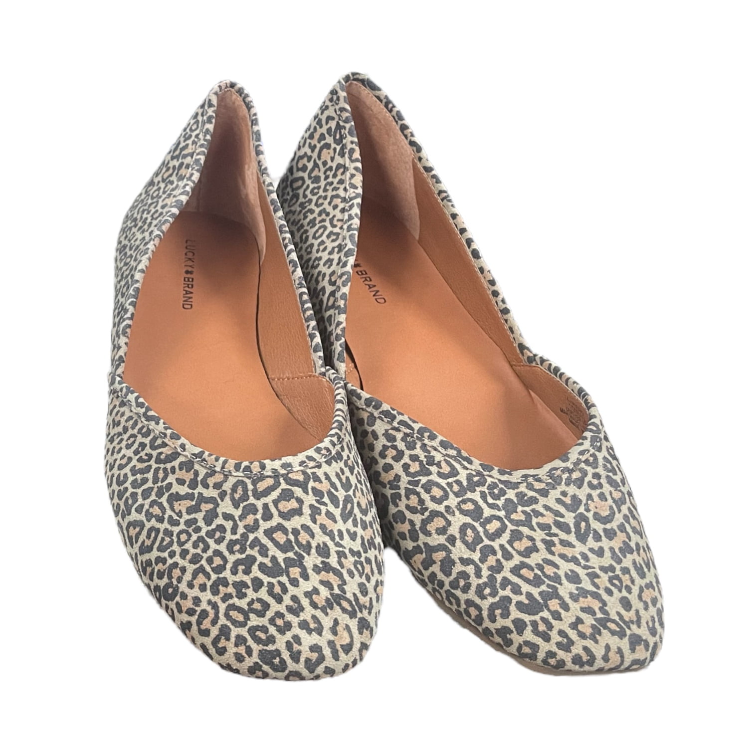 Lucky Brand Women's Casual Fashion Ameena Flats (Leopard, 8.5) 