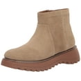 thumbnail image 1 of Lucky Brand Women's Chameli Lug Bootie Ankle Boot, Dune, 5, 1 of 1