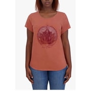 Lucky Brand Womens Crew Neck Graphic Tee - Large