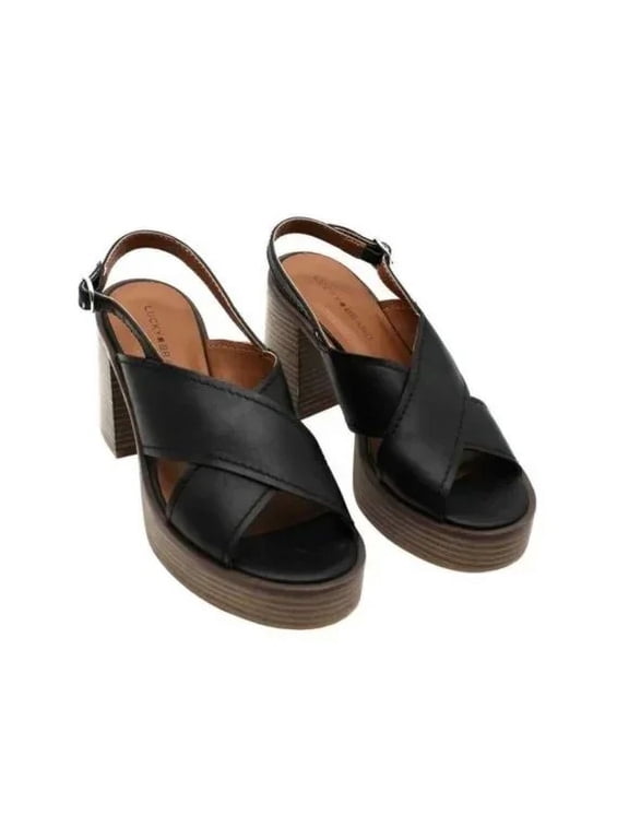 Women's Delmie Slingback Stacked Platform Sandals (Size 11)