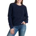 thumbnail image 1 of Lucky Brand Women's Fleece Sweatshirt Blue Size X-Large, 1 of 2