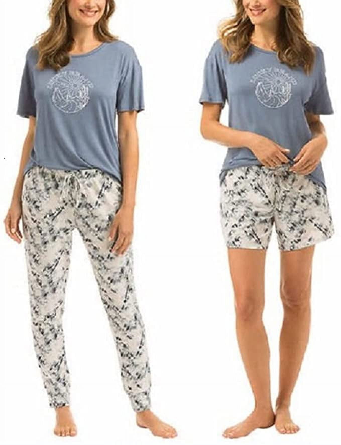 Lucky Brand Women's Pajama Piece Set Sleepwear (X-Large, Blue