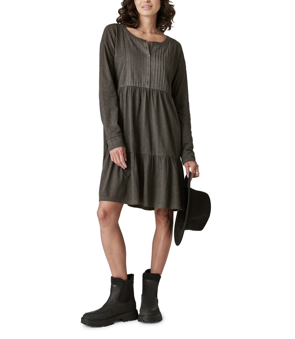 ワンピース Viera Pintuck Tiered Dress S Viera Pintuck Tiered Dress