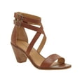 thumbnail image 1 of Lucky Brand Women's Ressia Heel Leather Strappy Sandals Toffee Size 8.5M, 1 of 3